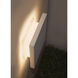 Alumilux Tau LED 6 inch White Outdoor Wall Sconce