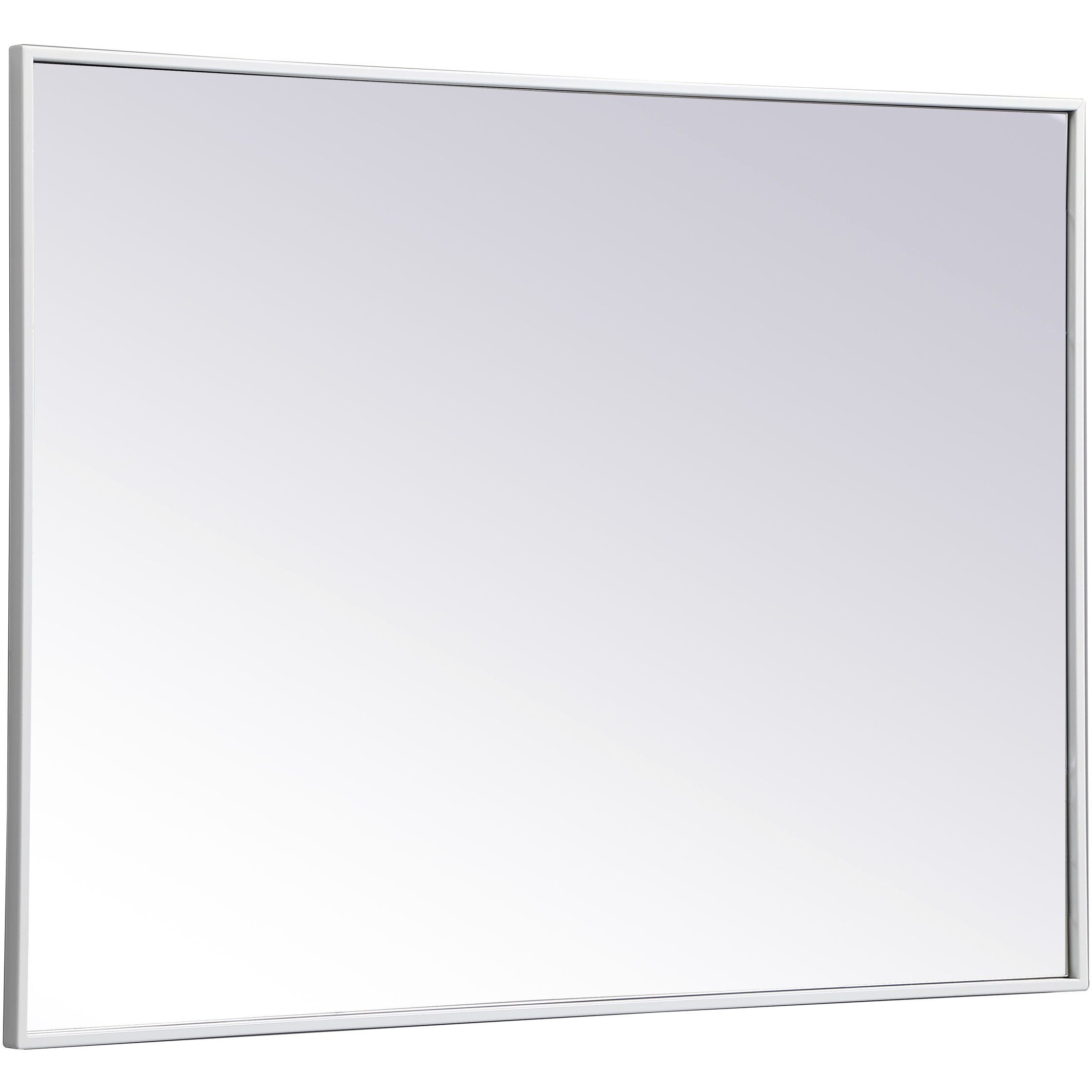 Monet 40 X 30 inch White Wall Mirror