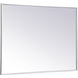 Monet 40 X 30 inch White Wall Mirror