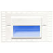 WAC 120V Invisible Trim Step Light LED 1.75 inch White ADA Step and Wall Light in Blue, WAC Lighting