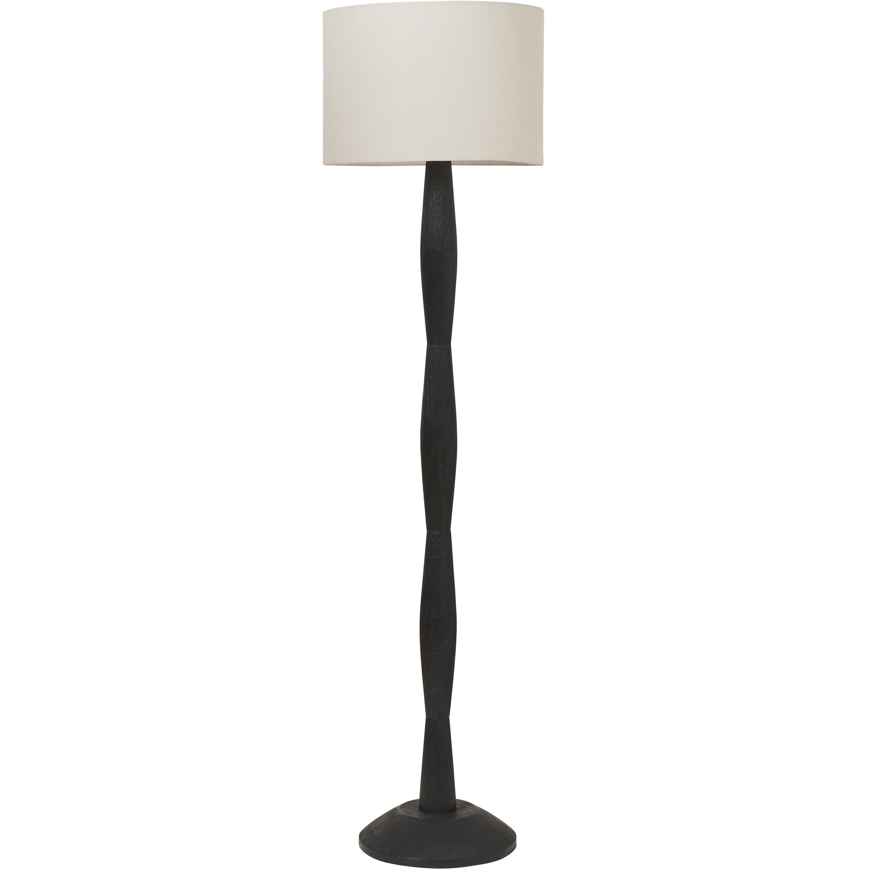 Francine 60 inch 100.00 watt Black Floor Lamp Portable Light