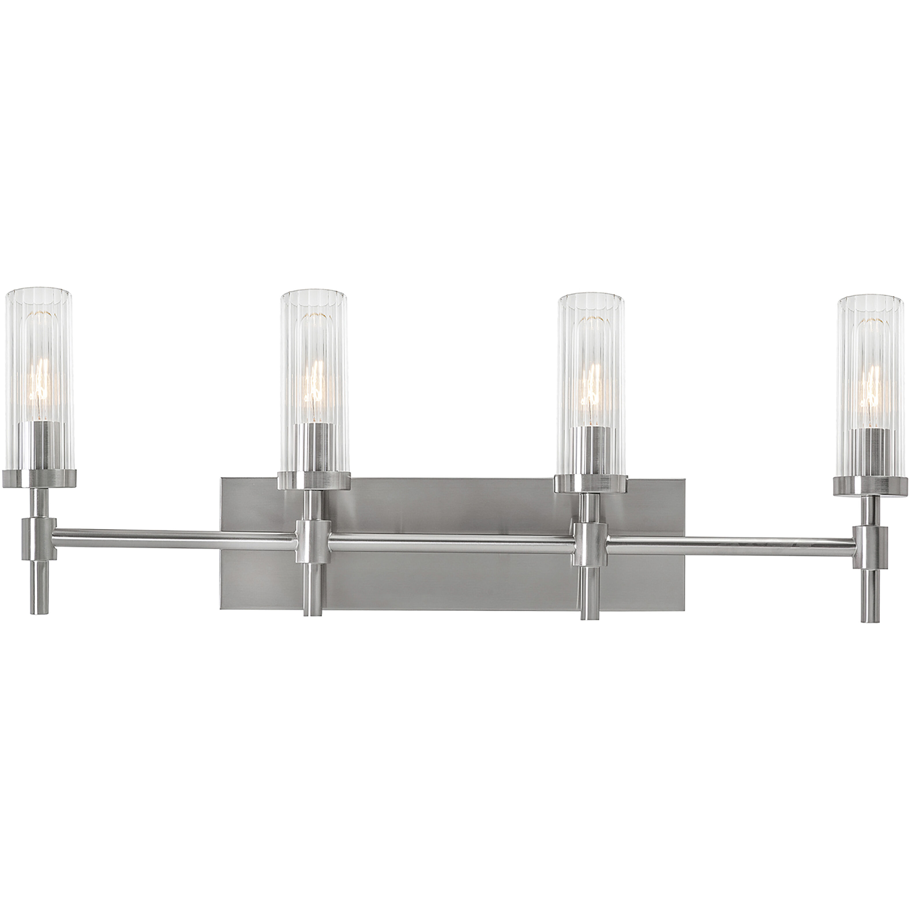 Huntington 4 Light 30 inch Satin Nickel Vanity Light Wall Light