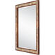 Hyson 40 inch Chiseled Horn and Natural and Mirror Mirror, Large