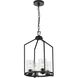 Goodwin 4 Light 14 inch Matte Black Foyer Light Ceiling Light