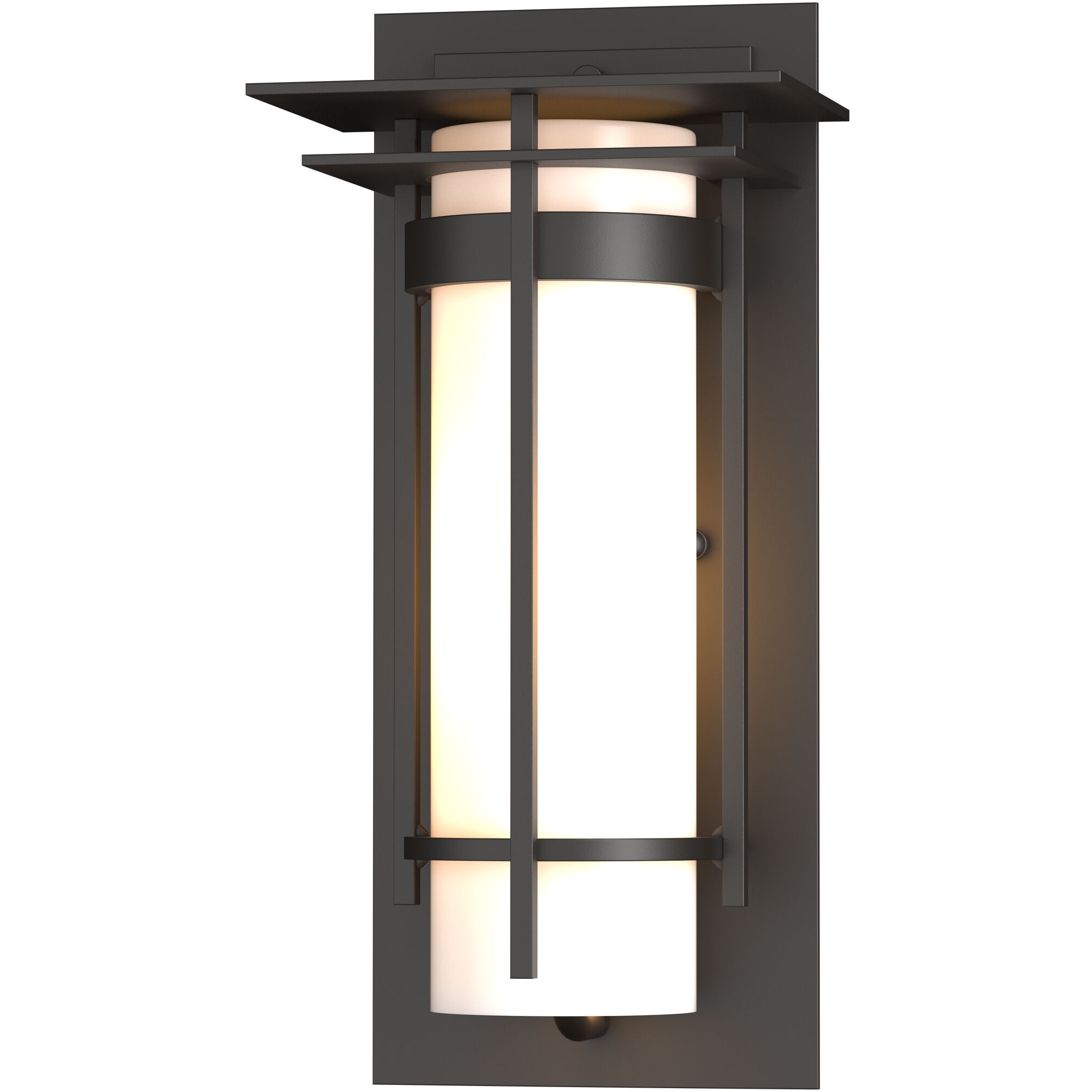 Banded 1 Light 12.5 inch Coastal Oil Rubbed Bronze Outdoor Sconce, Small