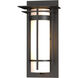 Banded 1 Light 12.5 inch Coastal Oil Rubbed Bronze Outdoor Sconce, Small