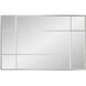 Knightbridge 66 X 42 inch Silver Multi Paneled Mirror