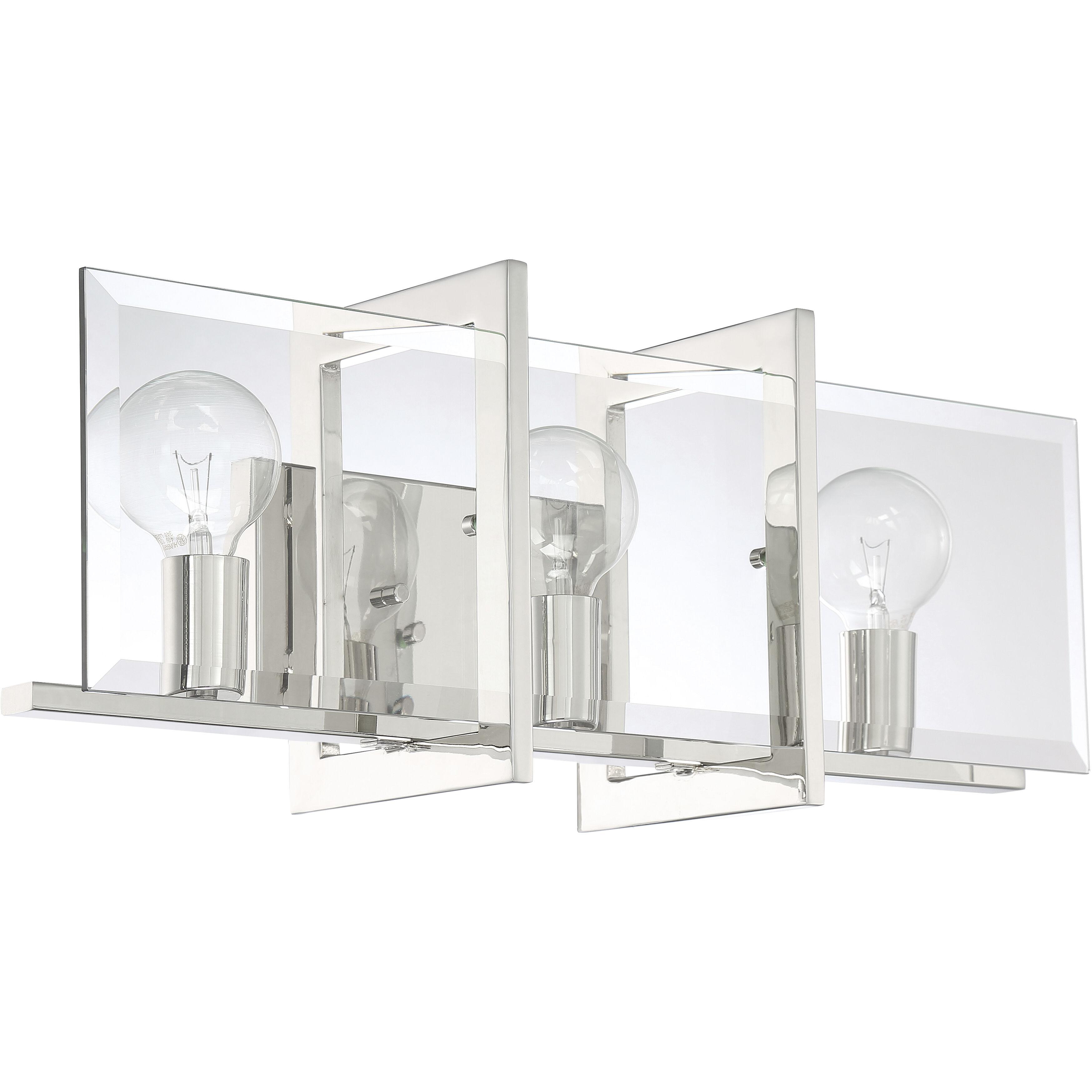 Ethan 3 Light 24 inch Polished Nickel Bath Light Wall Light