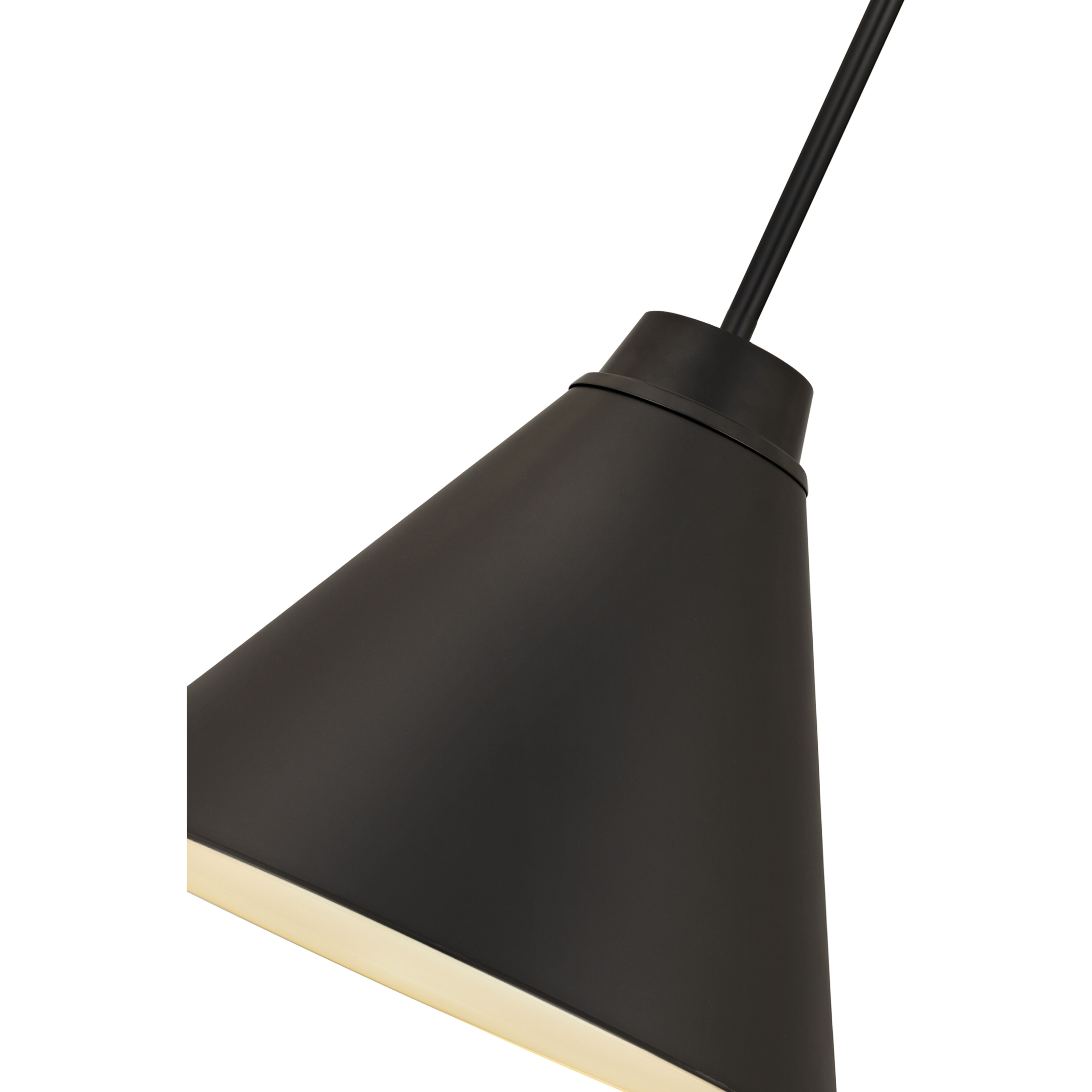 Eaton 1 Light 18 inch Matte Black Pendant Ceiling Light