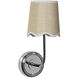 Regina Andrew Coastal Living Ariel 1 Light 6 inch Polished Nickel Sconce Wall Light 15-1167PN - Open Box