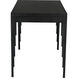 Othello 48 X 25 inch Hand Rubbed Black Desk