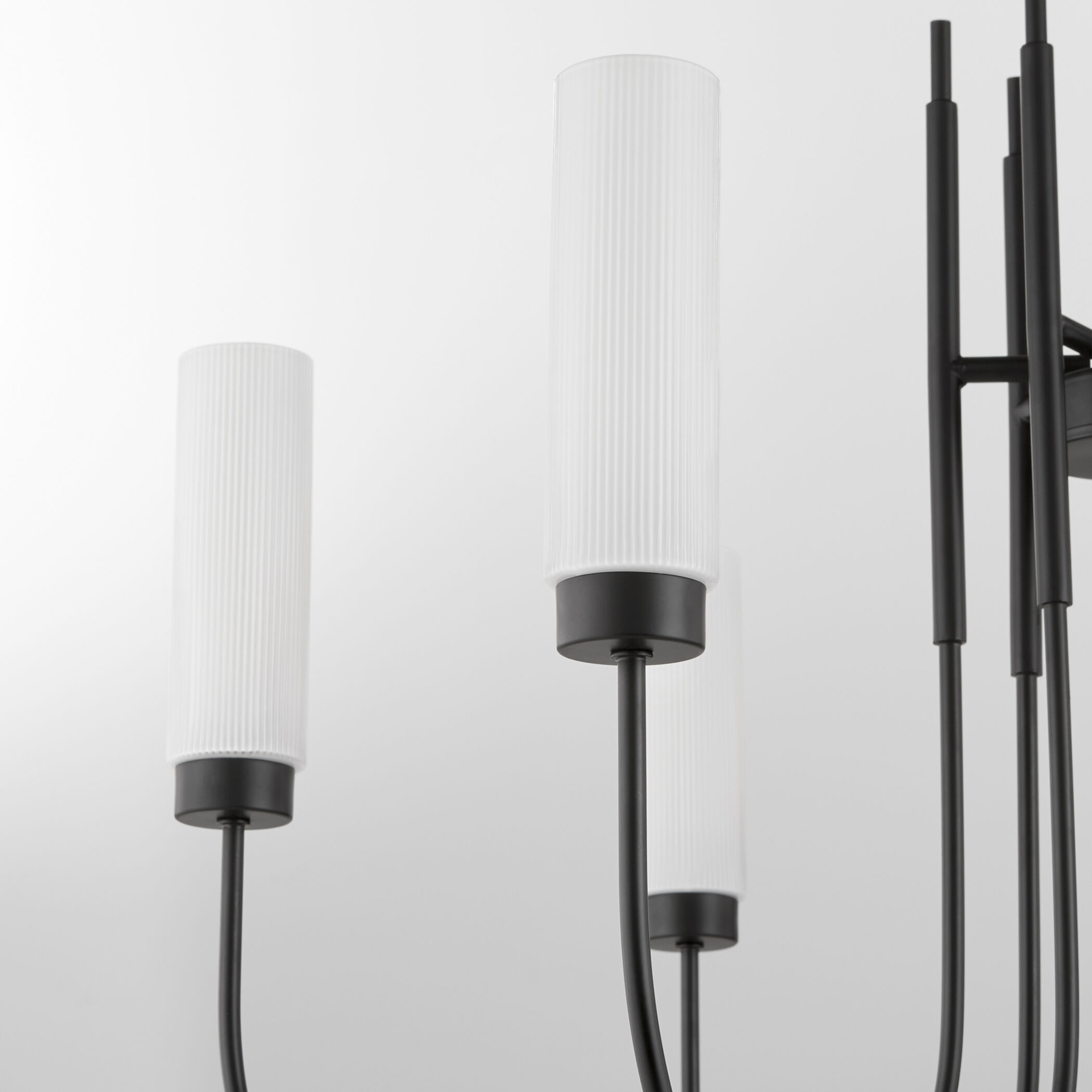 Jerome 6 Light 32 inch Matte Black Chandelier Ceiling Light