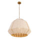 Velune 1 Light 28 inch Legacy Brass Pendant Ceiling Light