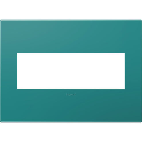 Adorne Turquoise Blue Wall Plate, 3-Gang