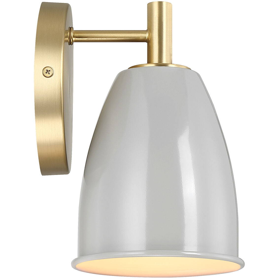 Biba 1 Light 5.25 inch Brushed Gold Wall Sconce Wall Light