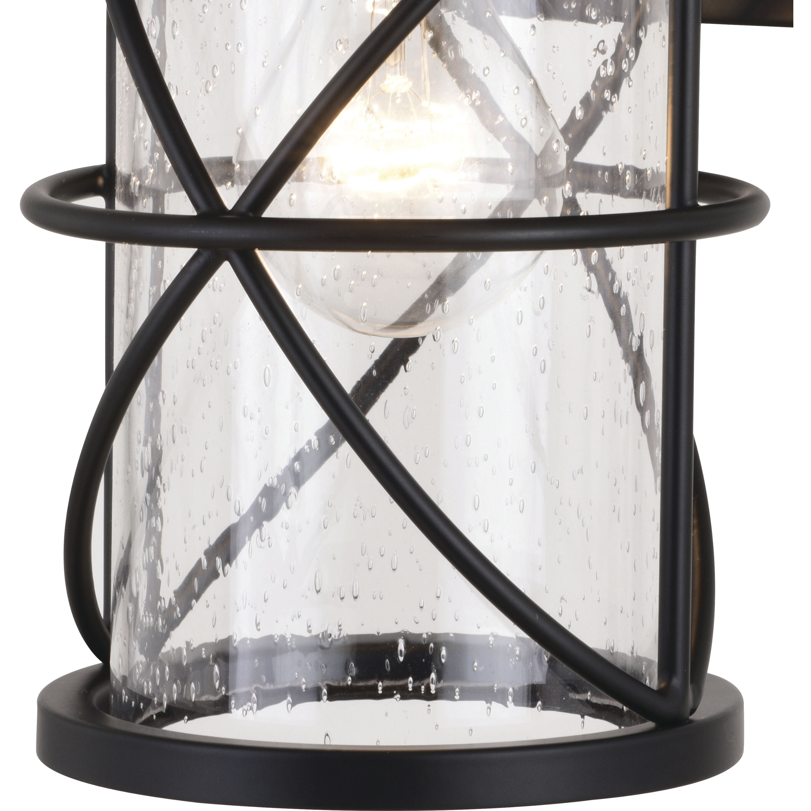 Adams LED 12 inch Black Outdoor Wall