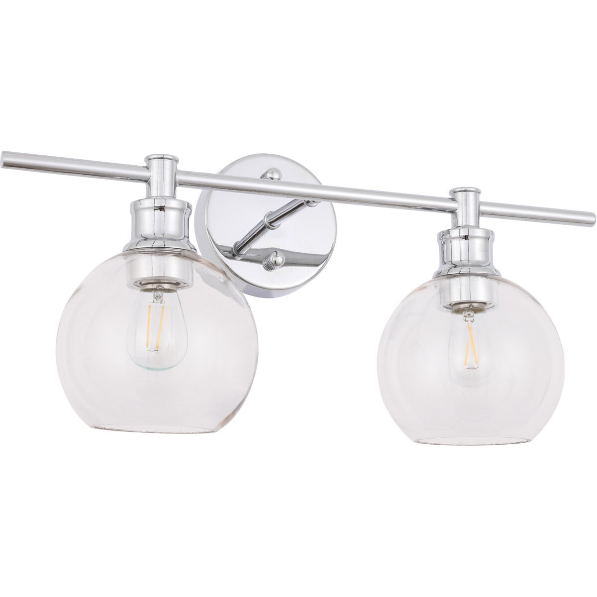 Collier 2 Light 19 inch Chrome Wall sconce Wall Light