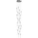 Main St. LED 22 inch Polished Nickel Multi Port Pendant Ceiling Light