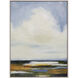 Late in the Day Blue and Green and White and Yellow Canvas, The Studio