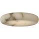 Kelly Wearstler Formosa LED 22 inch Alabaster and Bronze Flush Mount Ceiling Light
