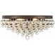 Calypso 6 Light 20 inch Vibrant Bronze Flush Ceiling Light
