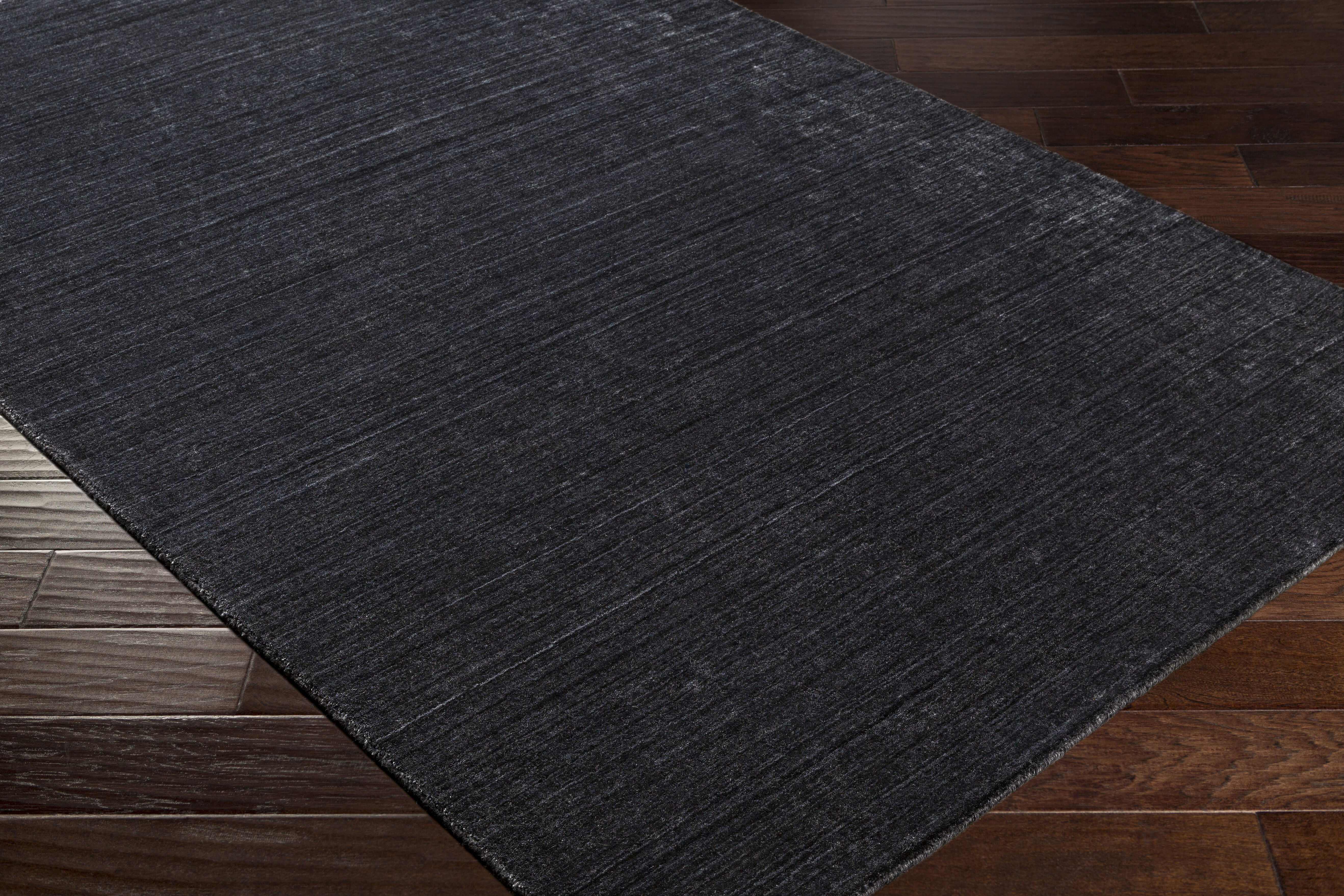 Torino 36 X 24 inch Black Rug in 2 x 3, Rectangle