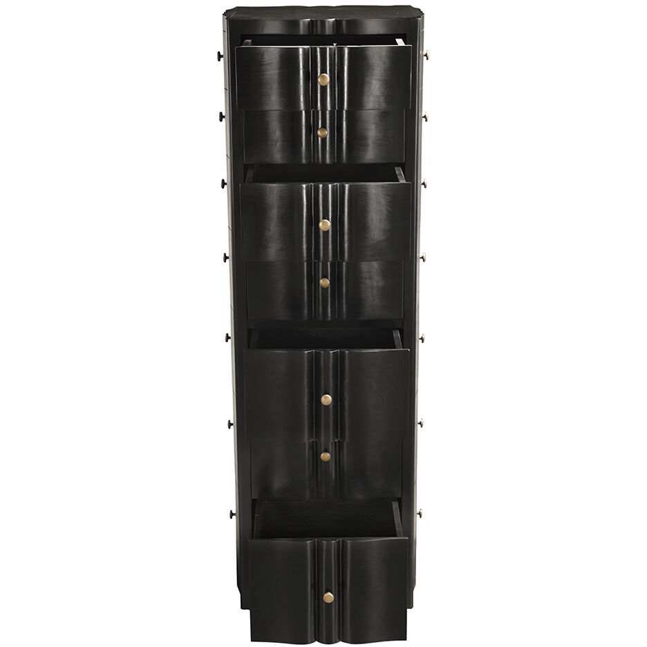 Monolith Hand Rubbed Black Four Sided Tower Chest