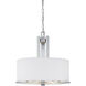 Pendenza 3 Light 20 inch Brushed Nickel Chandelier Ceiling Light