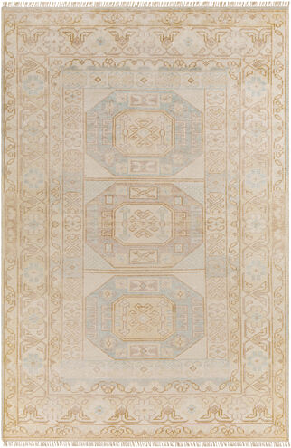 Anadolu 72 X 48 inch Ice Blue Rug, Rectangle