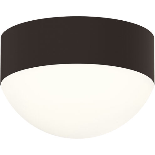 Reals LED 5 inch Textured Bronze Flush Mount Ceiling Light in Dome Lens
