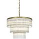 Harlow 18 Light 32 inch Satin Gold Chandelier Ceiling Light
