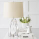 AERIN Cannes2 31 inch 150.00 watt Clear Glass Table Lamp Portable Light