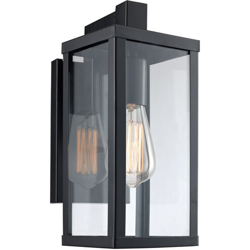 Oxford 1 Light 13 inch Black Outdoor Wall Lantern