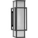 Unison 2 Light 18 inch Matte Black Outdoor Wall Lantern