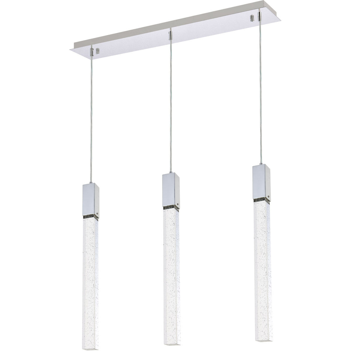 Weston 3 Light 32 inch Chrome Pendant Ceiling Light