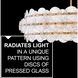 Rene 10 Light 60 inch Distressed Brass Chandelier Ceiling Light