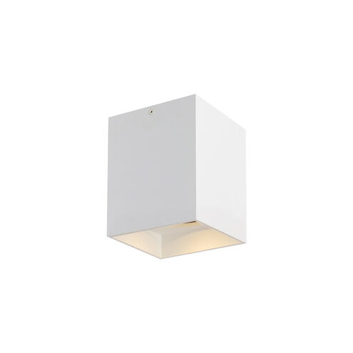 Sean Lavin Exo LED 5.2 inch White Flush Mount Ceiling Light in 30 Degree, LED 90 CRI 3500K, Matte White/White, Integrated LED