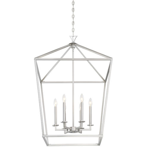 Townsend 6 Light 24 inch Satin Nickel Pendant Ceiling Light, Essentials