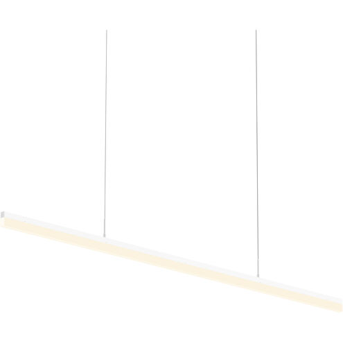 Stiletto LED 59.5 inch Satin White Pendant Ceiling Light