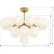 Lunara 19 Light 28 inch Legacy Brass Convertible Chandelier/Semi-Flush Mount Ceiling Light