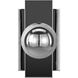 EVOLV LED 3.5 inch Polished Chrome ADA Wall Sconce Wall Light, Luna Family