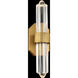 Beyond Silo LED 4 inch Aged Brass ADA Wall Sconce Wall Light
