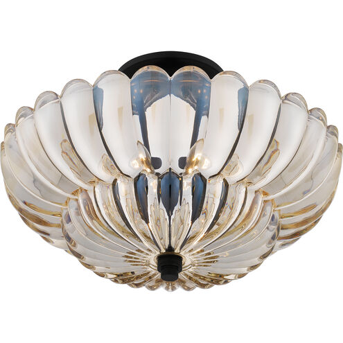 Whitecap 4 Light 16 inch Mottled Cocoa Semi-Flush Mount Ceiling Light, Medium