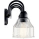 Avery 4 Light 33.5 inch Black Bath Bracket Wall Light, 4 Arm