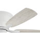 Wheeler 42 inch White with White/Washed Oak Blades Fan