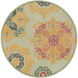 Athena 117 X 117 inch Seafoam, Teal, Garnet Rug