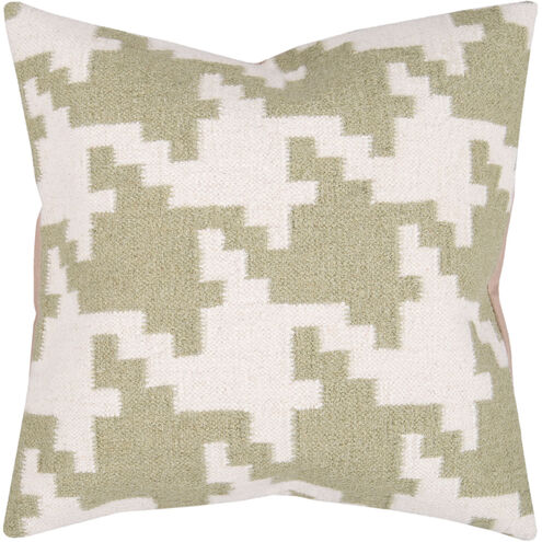 Fallon 20 inch Olive, Cream Pillow Kit