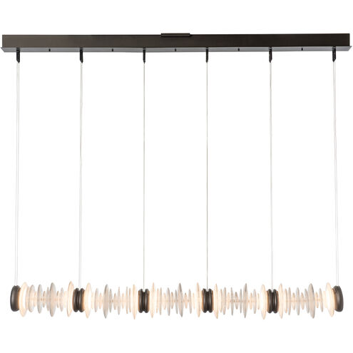 Cairn Linear Pendant Ceiling Light in White
