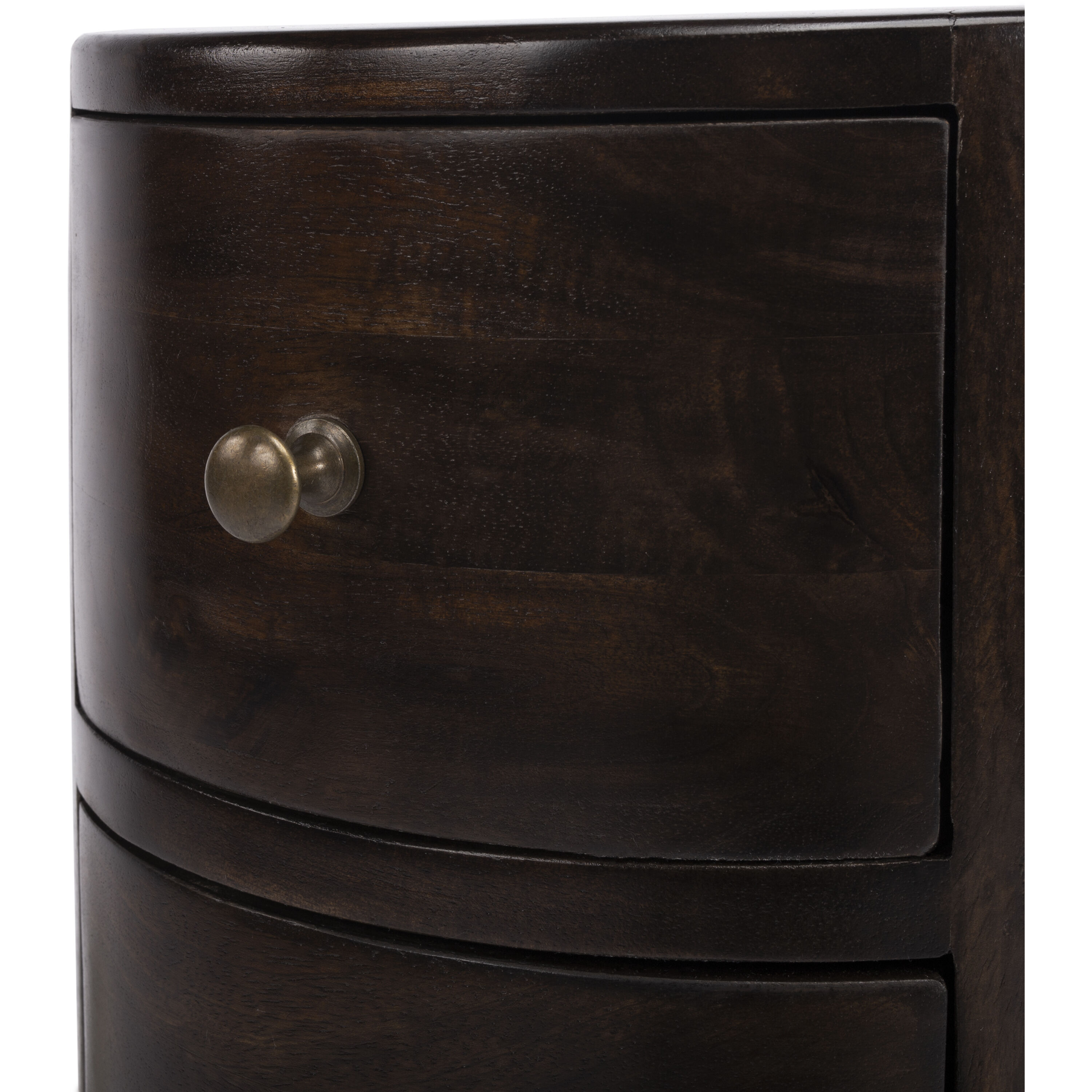 Liam Dark Brown Wood End or Side Table