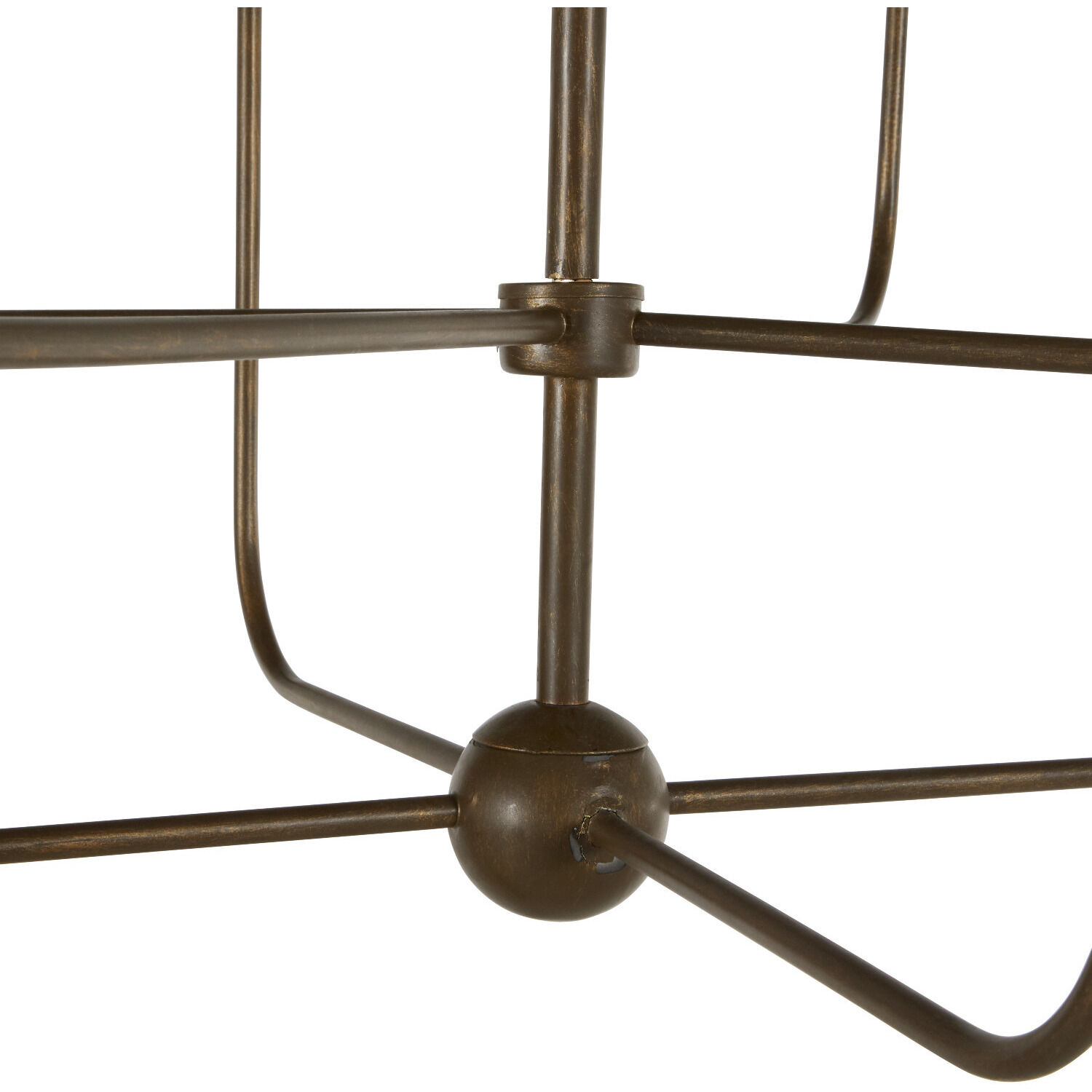 Lilly 8 Light 42 inch Brushed Copper Chandelier Ceiling Light